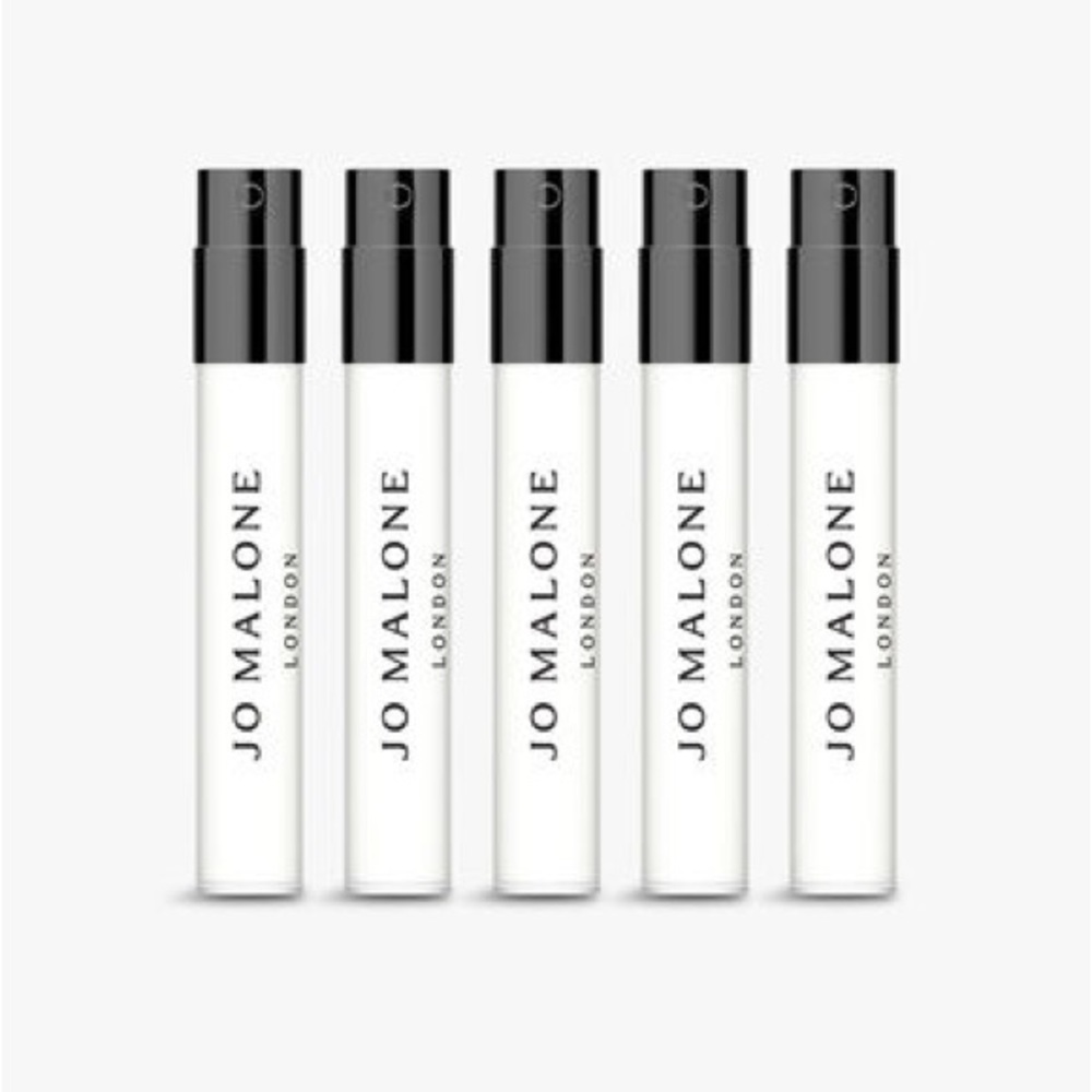 Jo Malone LIME BASIL MANDARIN 5x travel size sample vials NEW UNISEX